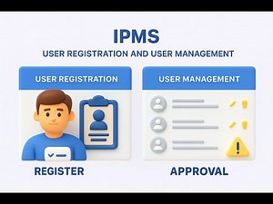 IPMS User Registration and User Management