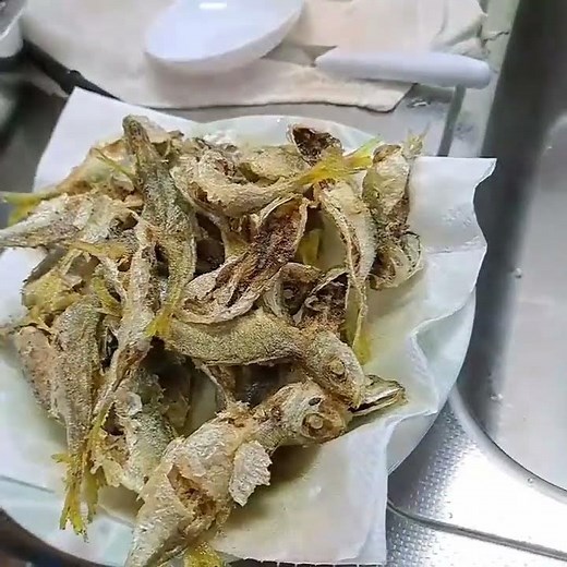 豆アジの素揚げ！
