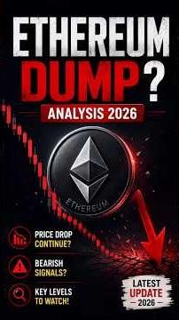 Ethereum (ETH) Dump Incoming? 🚨 Latest Analysis 2026 | ETH Price Prediction & Chart Analysis