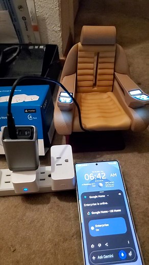All our powered figures or chairs have "Home Automation Fun" planned. They are meant to be controlled with Smartplugs that have very practical pricing nowadays (USD 40 for 4. SKip a day of eating then you have 4 🤣) All my Star Trek things will be able to controll by Google Home including voice command Power Up of the Alcoves, ships, consoles, and figures. Seriously, how many times have you turn on the power of your collectibles? About 5 or 6 times then you will stop forever and the batteries st