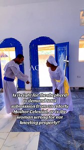 34K views · 422 reactions | Should a shepherd command an old Mother Celestial to kneel as a sign of respect, or was her response justified? #reelsvideo #fypシ #christianity #goviral #ccc | Altar Of'Praise Int'l Parish | Facebook