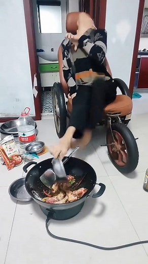 41K views · 5.9K reactions | My daily cooking.#disability #disabled #fyp | Kilponga12 | Facebook