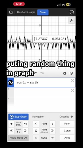 Random Graph #maths #function #graph #shorts #sound
