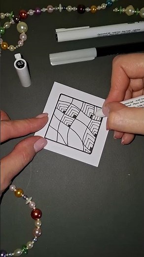 zen-pattern #27 | zentangle pattern series | simple zen-drawing