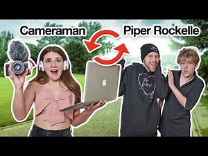 Switching Lives With My CAMERAMAN for 24 hours CHALLENGE **EMOTIONAL SURPRISE**📸 |Piper Rockelle