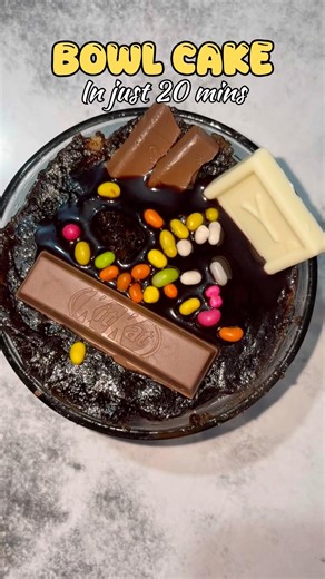 Bowl Cake 🍰| 20 mins recepie #cakerecipe #cakerecipeathome #oreocake #oreocakerecipe #cakeshorts