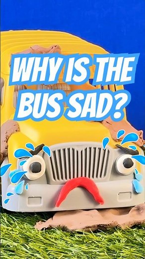 OH NO! 🚌 Why is the School Bus SO SAD? 😭 #emotions
