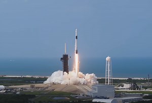 SpaceX celebrates the anniversary of its 1st human spaceflight mission