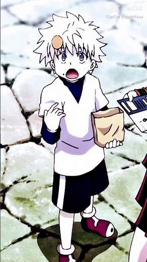 Killua cat face😼😼😼 #hunterxhunter #anime #edit #killua #animeedit