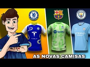VAZARAM as NOVAS CAMISAS dos TIMES EUROPEUS para 2025 *LANÇAMENTOS PT.1*