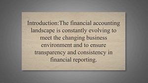Latest Financial Accounting Standards