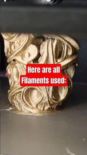 Every filament that we used for the Best Scepter on #makerworld