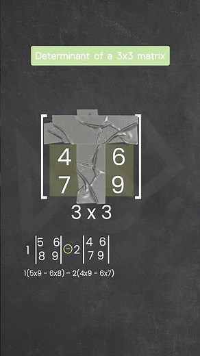 determinant of a 3x3 matrix