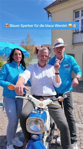 🤩 Blauer Sperber für die blaue Wende! 💙