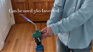 Propane Torch Head with igniter, Trigger Start Turbo Gas Torch Head for Propane, MAPP, Welding,Soldering((Fuel not included)