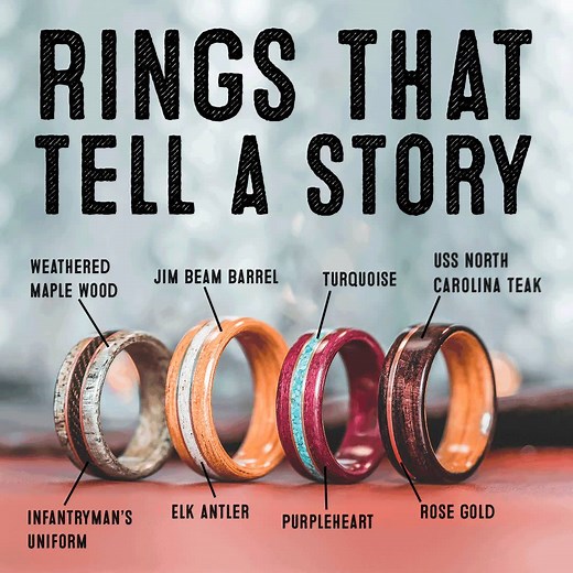 1.3K reactions · 226 shares | Now customizing a wedding ring is simple! ---- Our customizer tool lets you select the design and materials that best tell your story. And it virtually builds your ring right before your eyes, so you don't have to guess what it will look like. Try as many combinations as you want from the comfort of your own home. > > rusticandmain.com/customize | Rustic & Main | Facebook