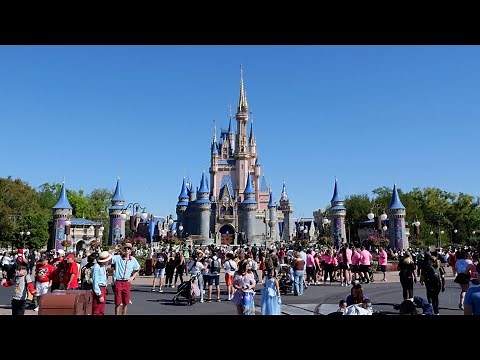 Magic Kingdom 2025 Spring Morning Walkthrough Tour in 4K | Walt Disney World Florida March 2025