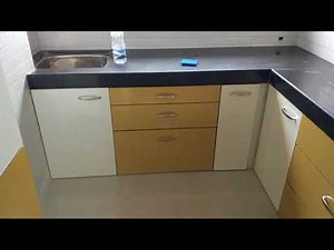 Simple low cost modular kitchen in very small space within 1 lakh