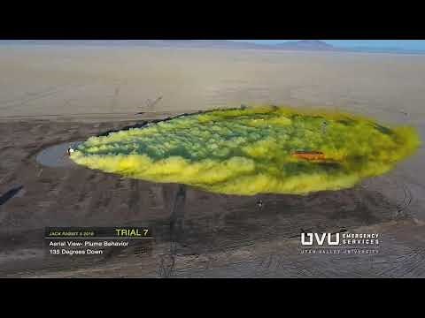 Trial #7, Jack Rabbit II chlorine release tests