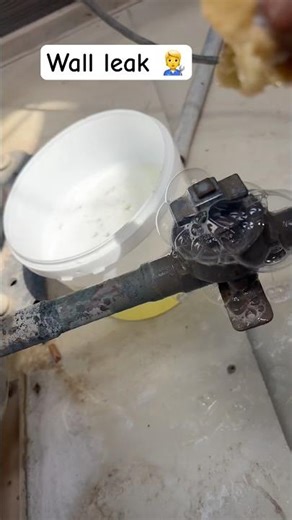 Gas leakage ￼danger ⚠️ package, unit, wall leakage 🫡🔥 replacement wall, continue work #viral
