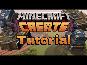 Minecraft Create Tutorial 01 Alles rund um Frogports und Liefersysteme