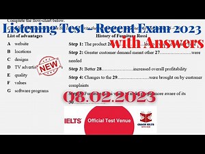 IELTS Listening Test 2023 with Answers | IDP & BC Real Exam