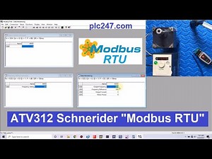 ATV312 Schneider "Modbus RTU" via Modbus Poll