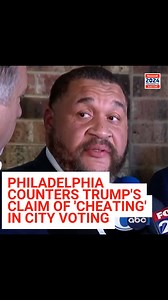 Philadelphia Election Commissioner Omar Sabir told Philadelphia voters that there is no evidence of Election Day "cheating" in the city, countering Donald Trump's claims. | Newsweek