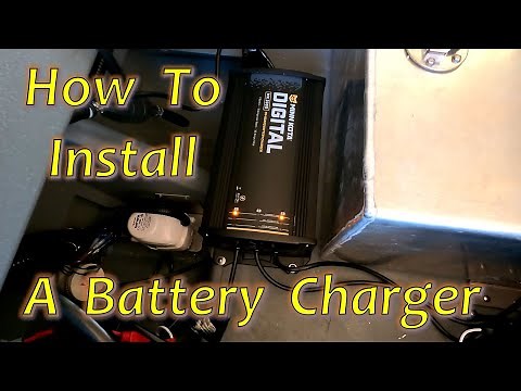 Installing an Onboard Battery Charger in a Boat