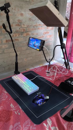 My Gaming PC setup 💥 OTG Connecting ✨For Keyboard Mouse in Mobile ✅ Playing FREE FIRE