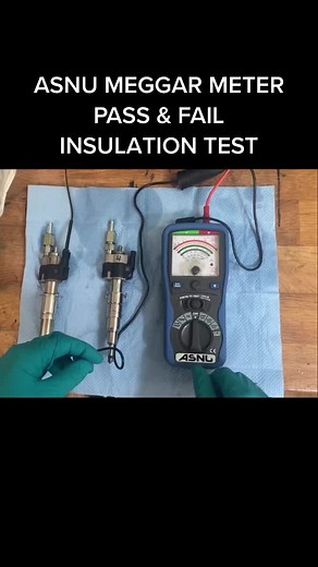 ASNU MEGGAR METER PASS & FAIL INSULATION TEST👌🏼 #asnu #fyp #injector #injectors #fuelinjection #asnufuelinjection #petrol #cars #gasoline #beggin