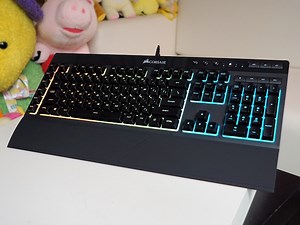 額外六組可編程按鍵 Corsair K55 RGB 電競鍵盤