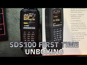 Uniden SDS100 Unboxing