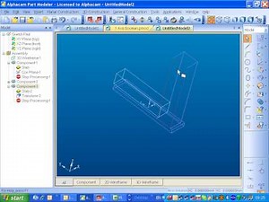 Alphacam Part Modeler Y Axis Assembly 230109