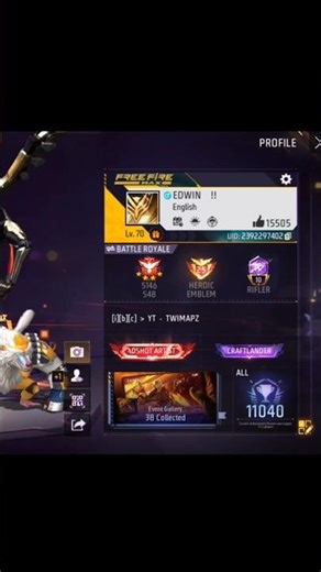 I got new badge 😁 #frrefire #shorts