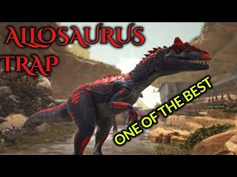 One Of The Best Allosaurus Traps!!! | How To Tame Allosaurus | ARK: survival evolved