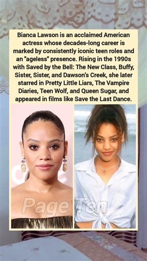 Bianca Lawson: Ageless icon, teen queen, timeless screen royalty #biancalawson #shorts