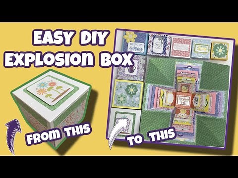 EASY DIY EXPLOSION BOX | AWESOME MUST SEE DIY | BUDGET FRIENDLY