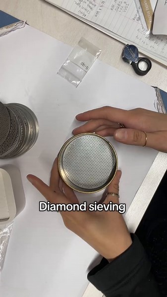 Diamond Sieving: The Art of Sorting Diamonds