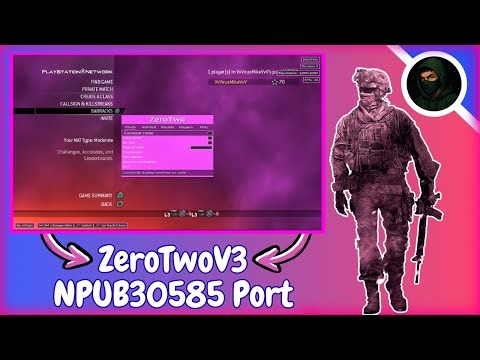 How To Get ZeroTwo v3 Sprx Menu On MW2 Without PC/USB!