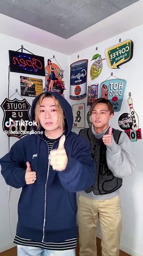 今日は@【ローカルカンピオーネ】YUKI 🍓 の振り付け！！おれらの振り付けはいつも不意に生まれてるんだぜ🤞🏼だからあんまり考え込まずつくってるよ✌🏽#MANSIONPARK #oneverse #ローカルカンピオーネ