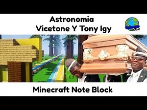 Astronomia (Coffin Dance meme) with Notepads in MINECRAFT 🎵 - UniversoCraft