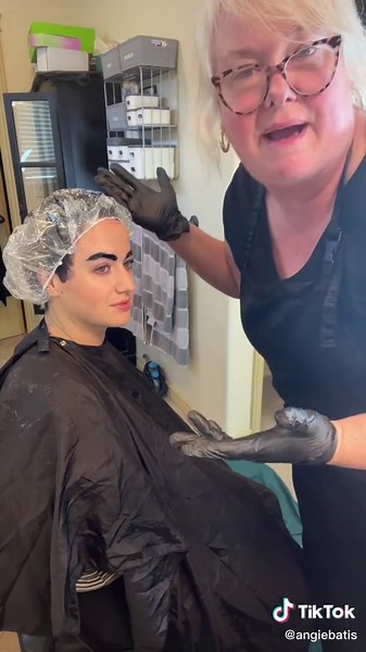 Part 2 home hair dye and cut.