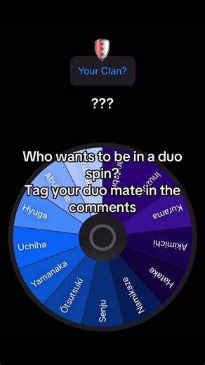 Duo Spin Challenge with Naruto Characters