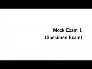 ACCA MA BPP Mock Exam 1 Revision Kit