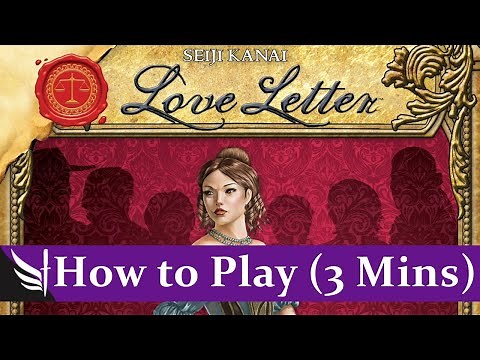 How to play Love Letter Card Game (FULL Rules, 3 minutes)