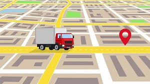 Cartoon Red Truck Car Ride Through Stock Footage Video (100% Royalty-free) 1028015051 | Shutterstock