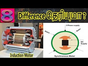 Difference Between Synchronous motor and Induction Motor in Tamil