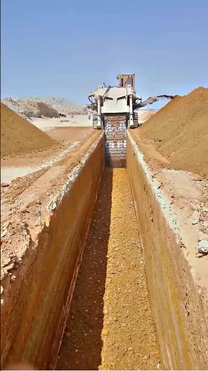 Pipeline Trenching Machine #constructionequipment #trenching #civilengineering
