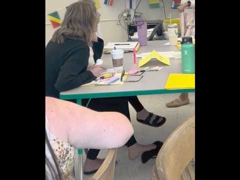 Classroom | Candid Shoeplay #22